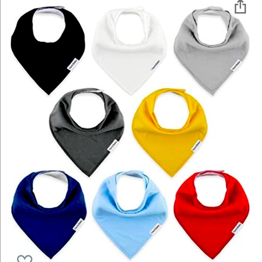 TheAZBaby Baby Bandana Drool Bibs organic 8 ok